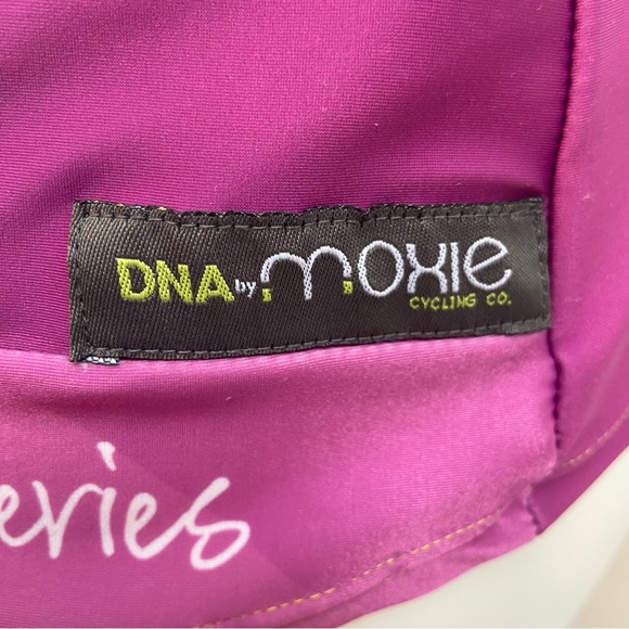 MOXIE CYCLING LIFETIME ATHLETA ESPRIT DE SHE PURPLE WHITE ATHLETIC TANK TOP - Picture 10 of 16